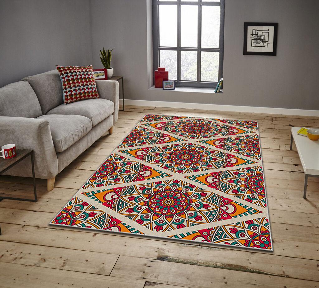 Conceptum Hypnose Tepih Asr Crpt-117, Pravougaoni, 80 x 140 cm, Šareni