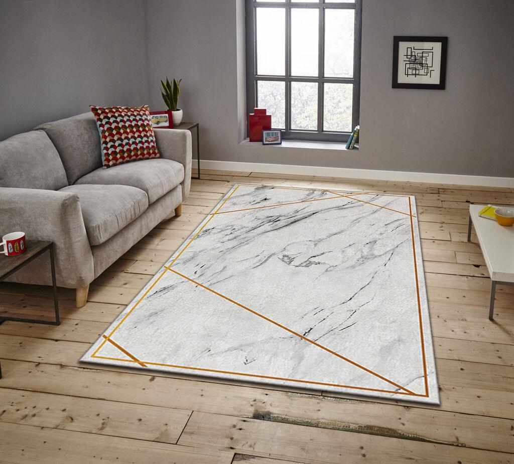 Conceptum Hypnose Tepih Asr Crpt-89, Pravougaoni, 160 x 230 cm, Svetlosivi