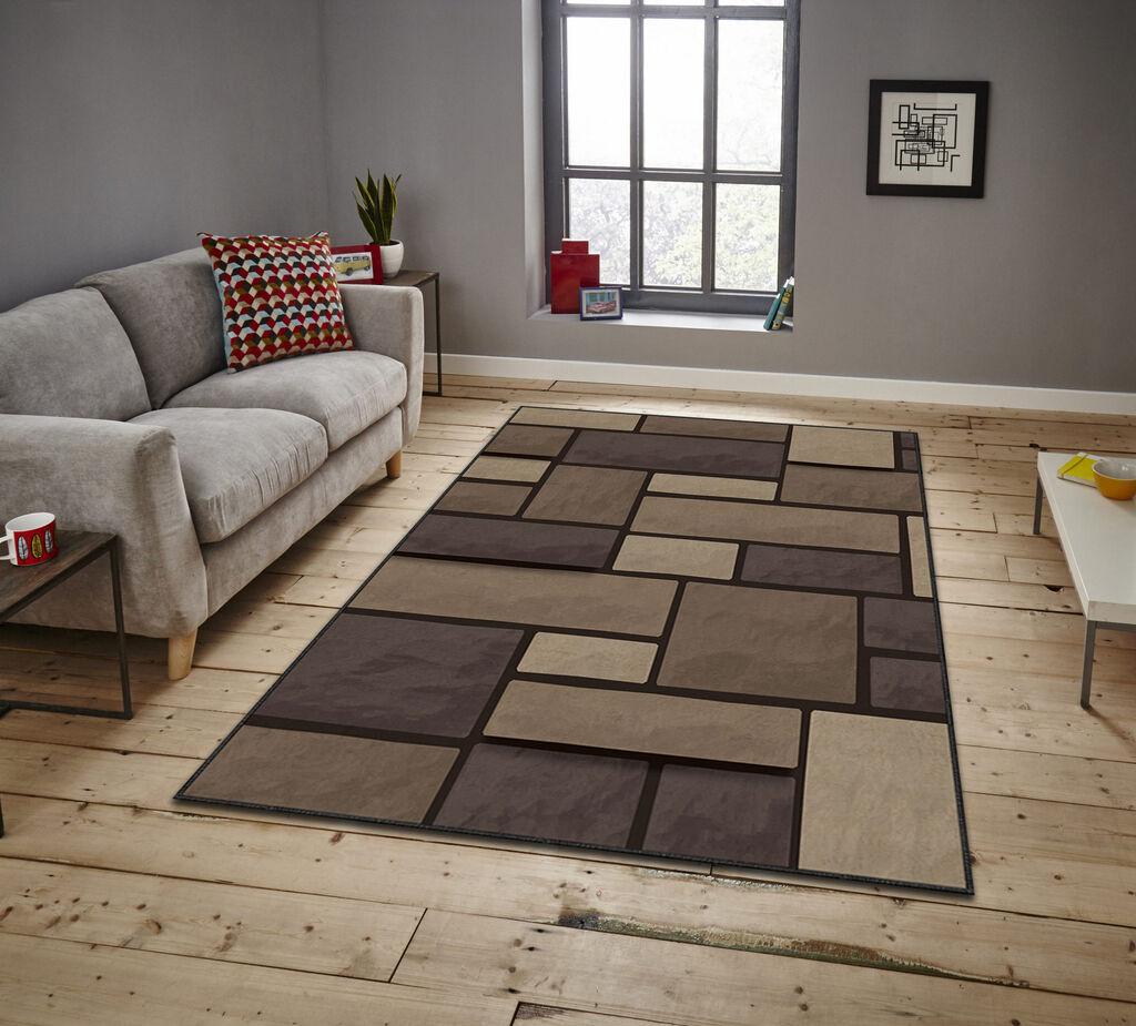 Conceptum Hypnose Tepih Asr Crpt-102, Pravougaoni, 100 x 140 cm, Smeđi