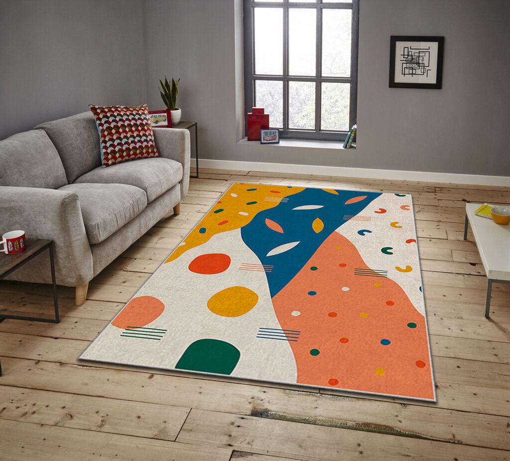 Conceptum Hypnose Tepih Asr Crpt-33, Pravougaoni, 80 x 140 cm, Šareni