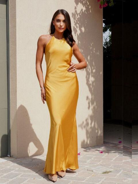 Tfnc London Ženska haljina Nova, Žuta