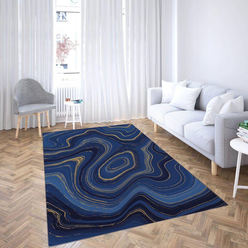 Conceptum Hypnose Tepih CG_109, Pravougaoni, 80 x 140 cm, Plavi