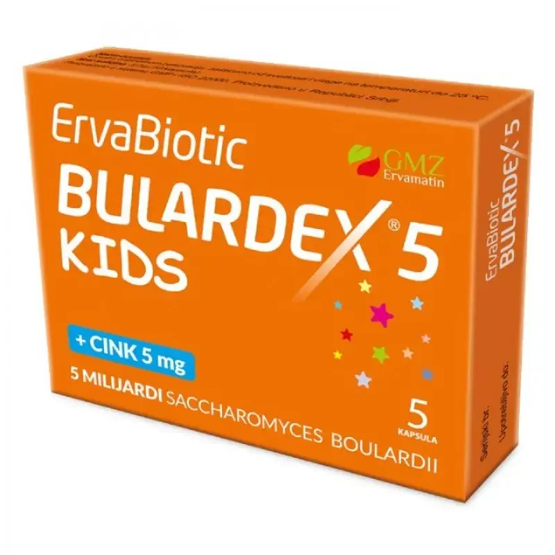 Ervamatin Probiotik Bulardex 5 Kids Ervabiotic, 5 kapsula