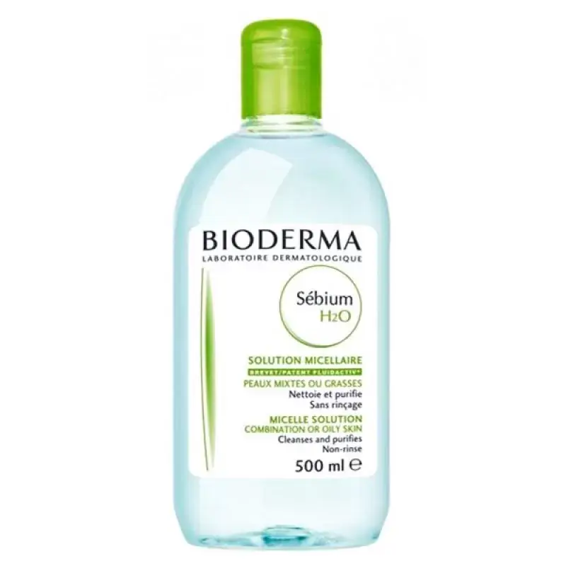 Bioderma Micelarna voda za masnu do kombinovane kože Sebium H2O, 500ml