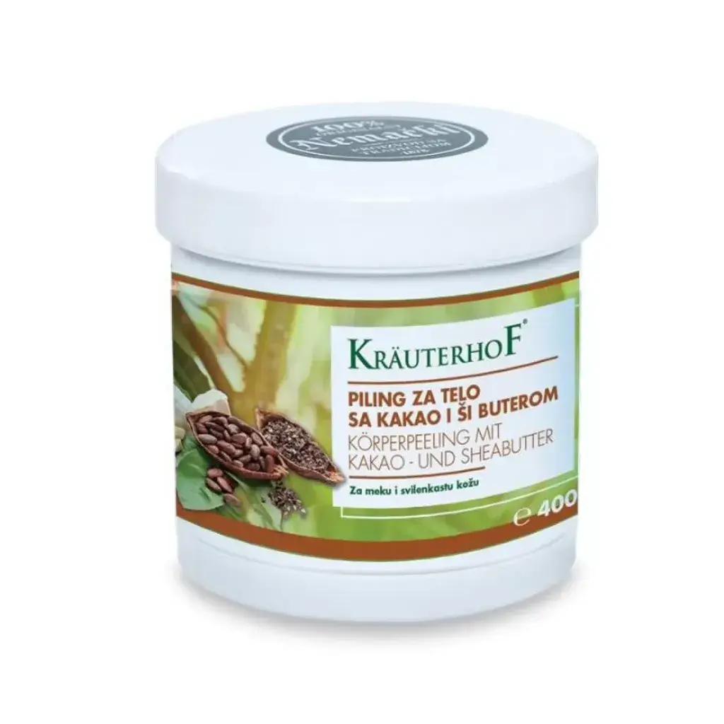 Krauterhof Piling za telo Kakao I Ši Buter, 400ml