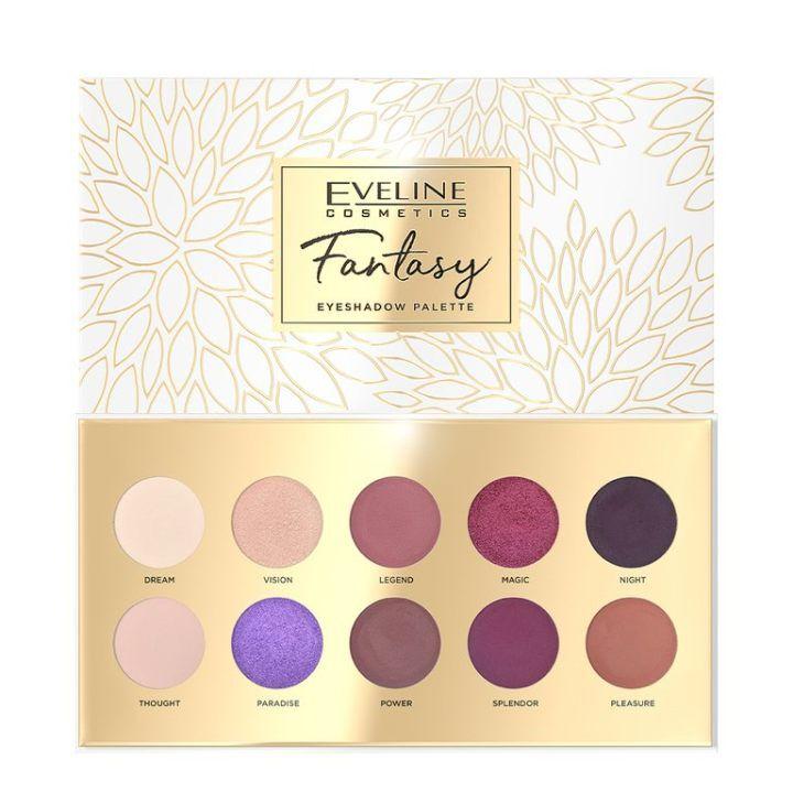 Eveline Paleta senki za oči Fantasy, 10 boja