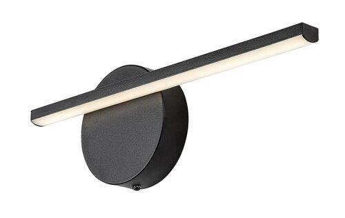 Rabalux Zidna lampa Sabira, LED 6W, L33cm, Crna