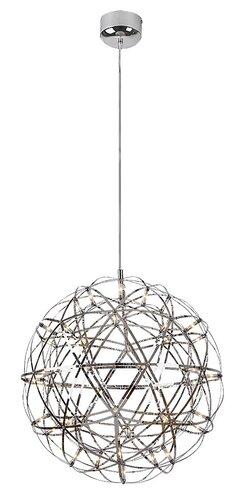 Rabalux Visilica Eudora, LED 12W, D50cm, Hrom