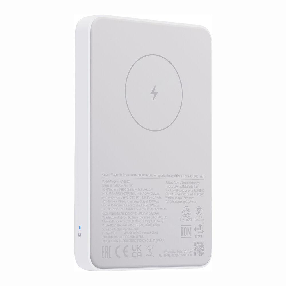 Xiaomi Eksterna baterija Magnetic 5000 mAh, Siva