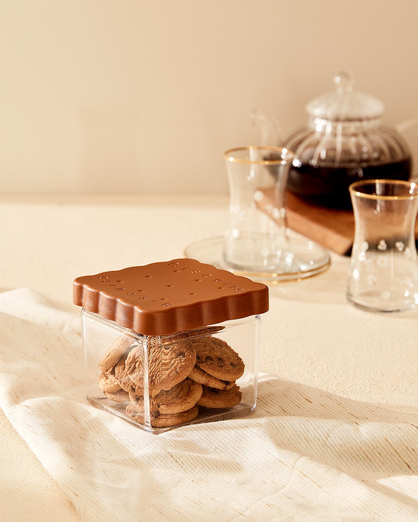 Madame Coco Biscuit Kutija za keks, Smeđa