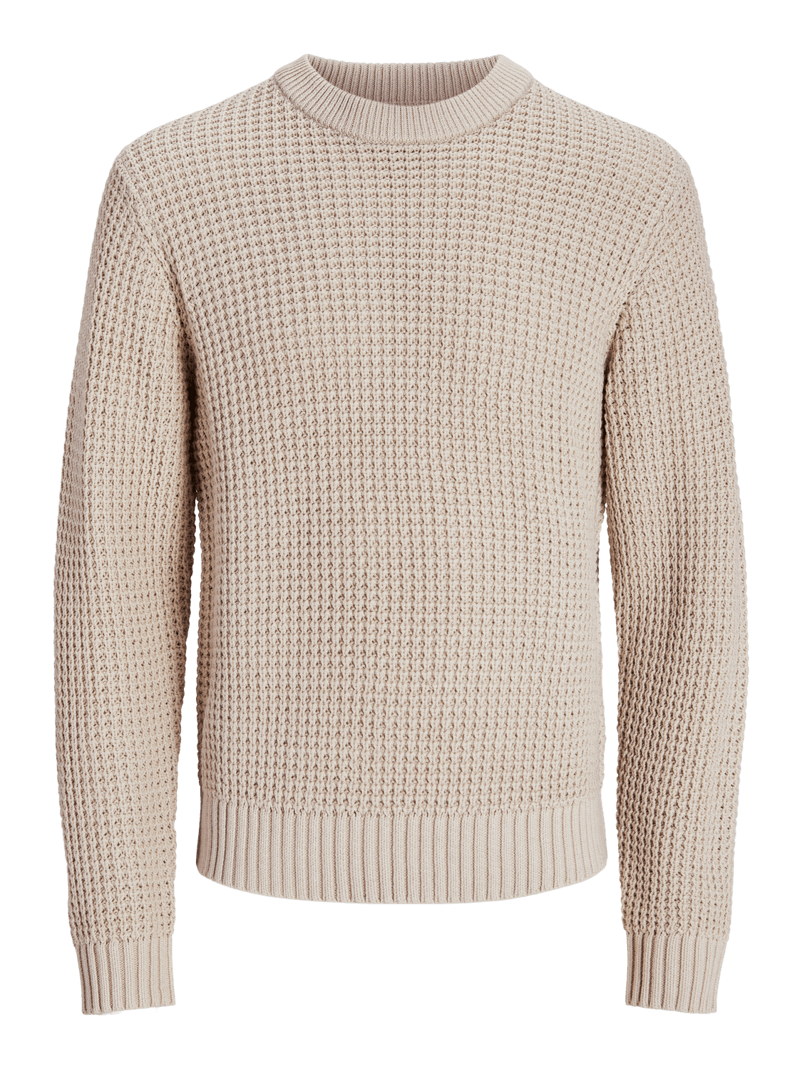 JACK & JONES Muški džemper 12266406, Bež