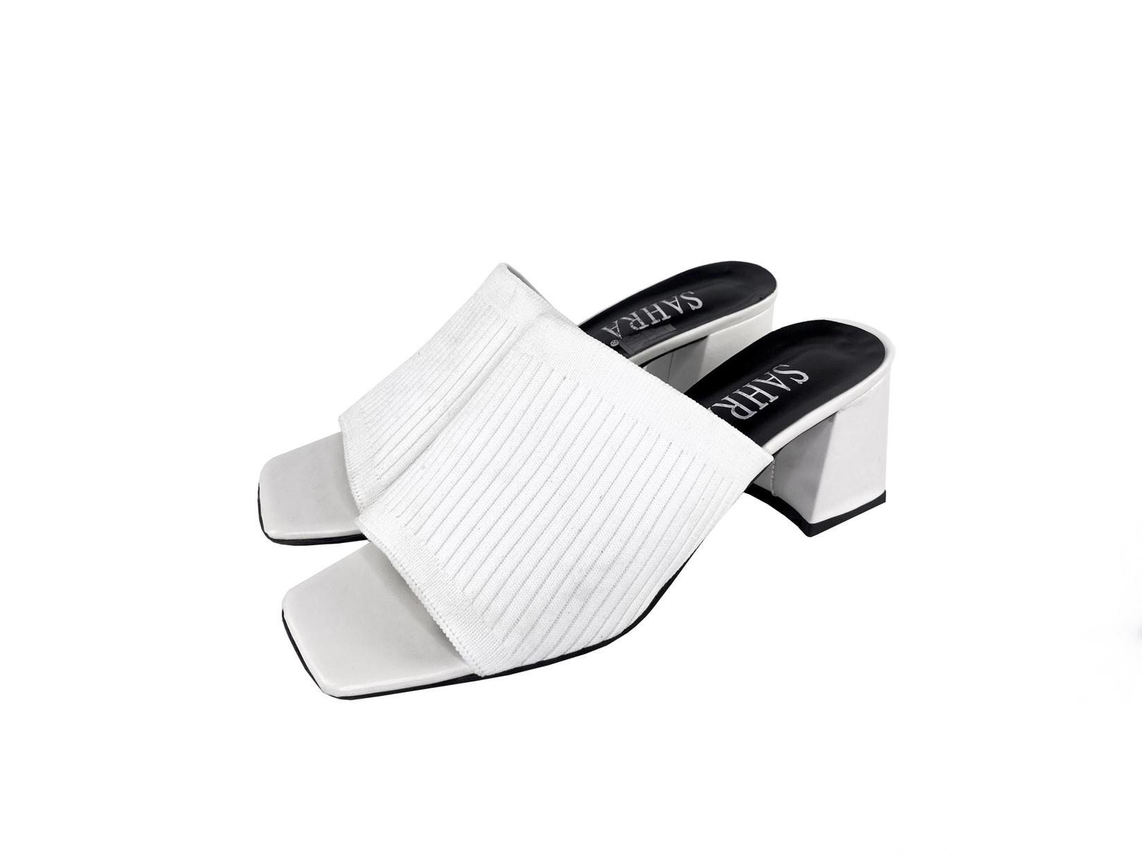 MISMI Ženska papuča bela