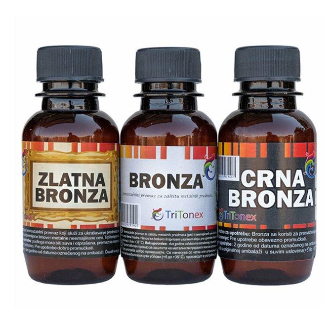 TRITONEX Termostabilni premaz za zaštitu metalnih predmeta Zlatna bronza, 0.1l