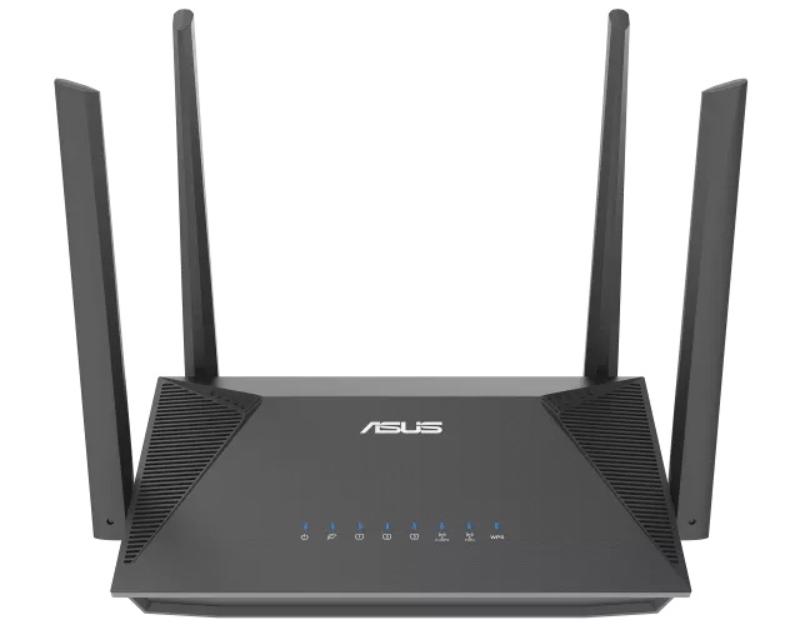 ASUS Wi-Fi 6 ruter RT-AX52 AX1800 Gigabit Dual-Band Tamnosivi