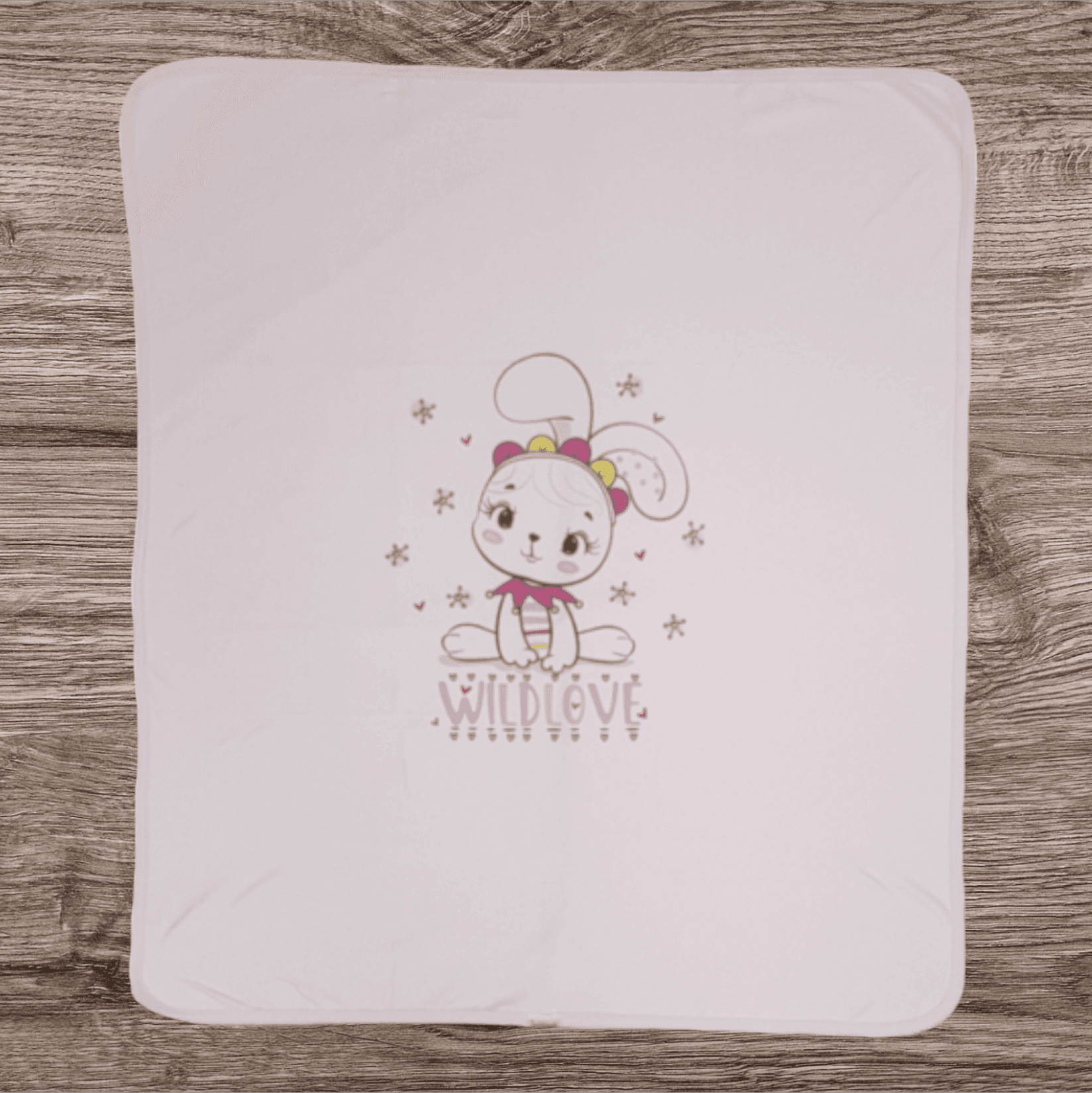 IVONA Prekrivač za bebe Zeka, Roze