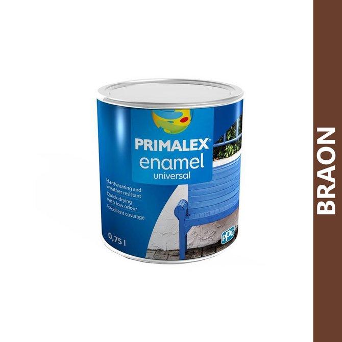 PRIMALEX Emajl na vodenoj bazi, 0.75l, Braon