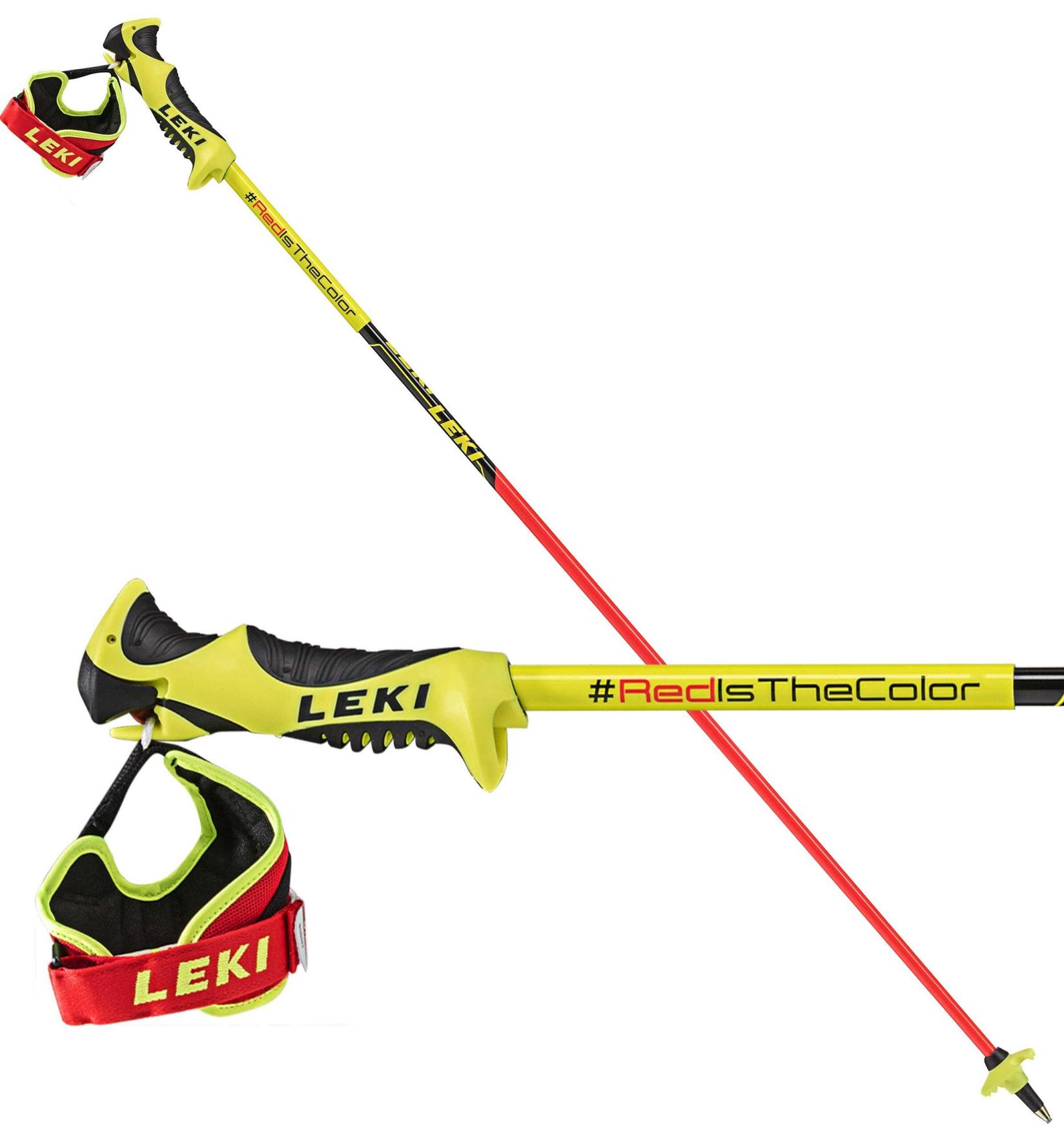 LEKI Štapovi sa skijanje WORLDCUP RACING COMP JR, 105cm, Crveni