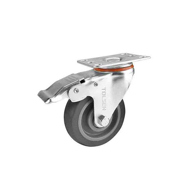 TOLSEN Rotirajući točkić sa kočnicom 62918, 100mm