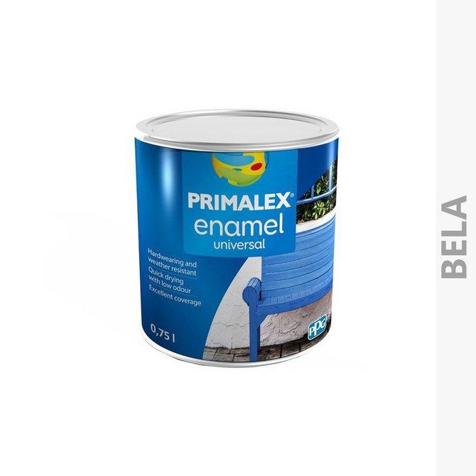 PRIMALEX Emajl na vodenoj bazi, 0.75l, Beli