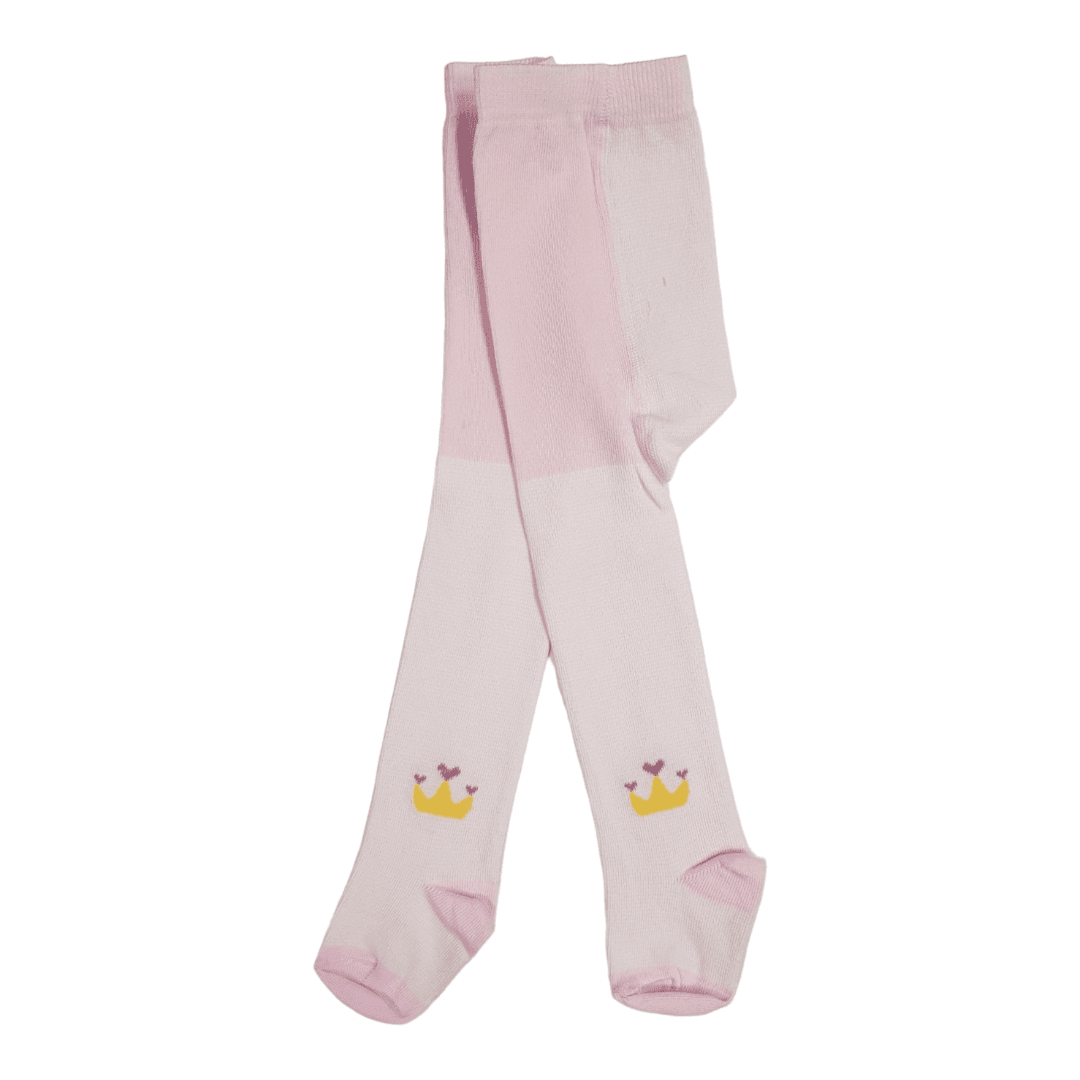 KIKA Hulahopke za bebe Kruna, Roze