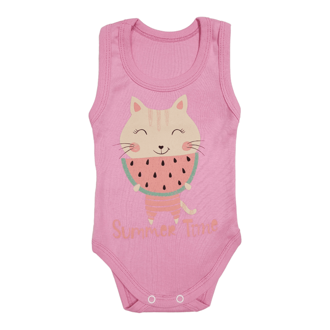 CORALL Bodi za bebe Maca, Roze