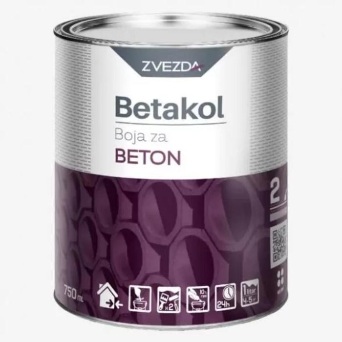 HELIOS Betakol boja za beton, 0.75l, Braon
