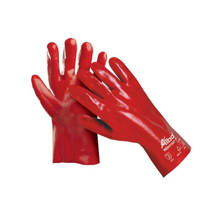 ALBO PVC Radne rukavice, Srednje dugačke, Crvene