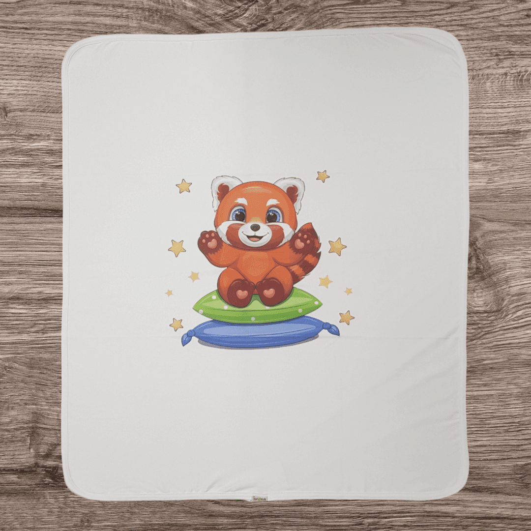 IVONA Prekrivač za bebe Rakun, Krem