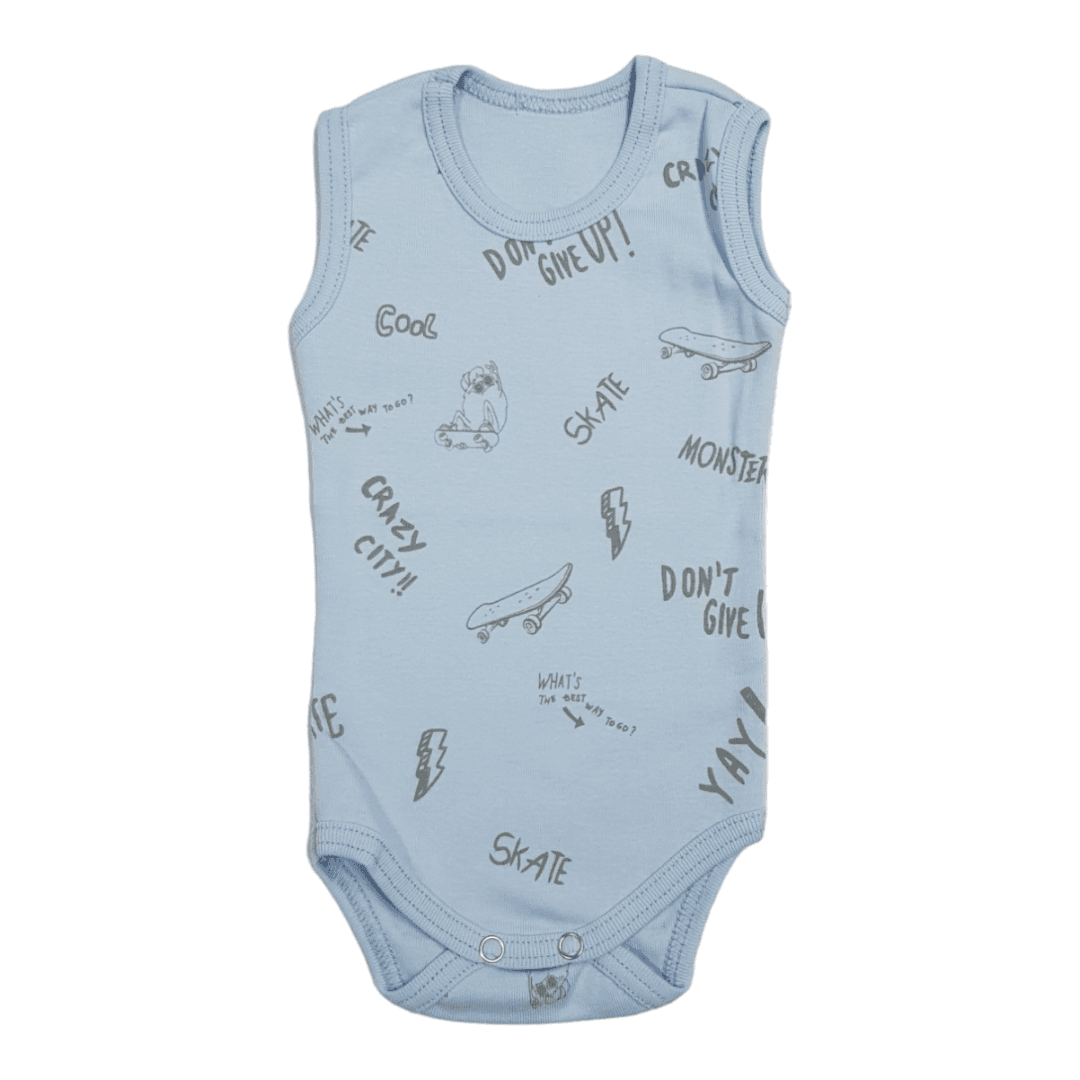 SAN-TEX Bodi za bebe Skejt, Plavi