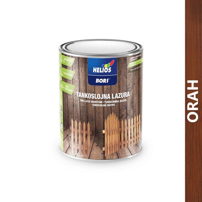 BORI Tankoslojna lazura, 0.75l, Orah