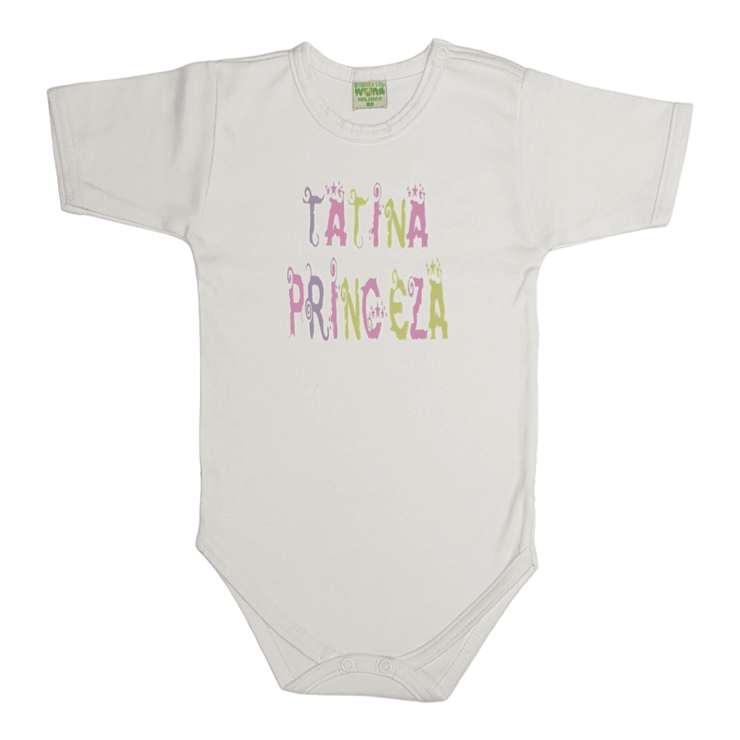 IVONA Bodi za bebe Tatina princeza, Beli