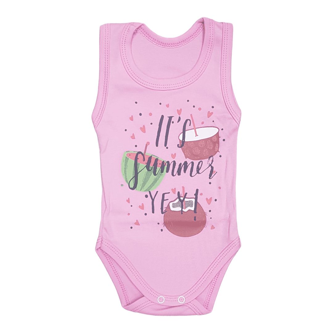 CORALL Bodi za bebe Kokos, Roze