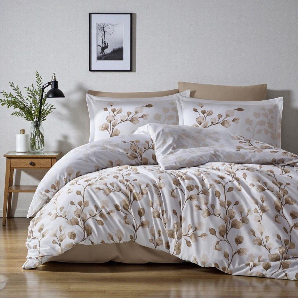 Viktorija Saten posteljina za bračni krevet Clasy Deluxe 200x220 Puha V1