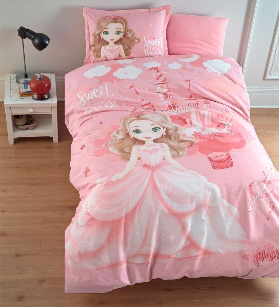 Viktorija Dečija posteljina DREAM, 100% pamuk, Dezen Princess