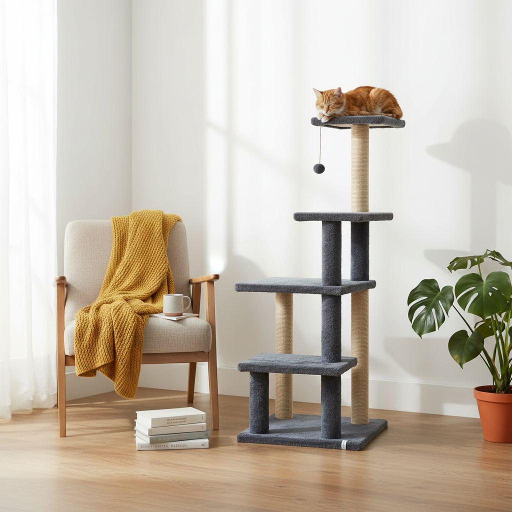 Paws & Whiskers Grebalica za mačke Alessi, Antracit