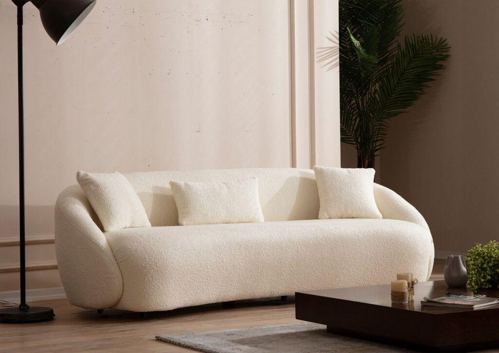 Atelier del Sofa Trosed Napoli 3, 230x94x73cm, Beli