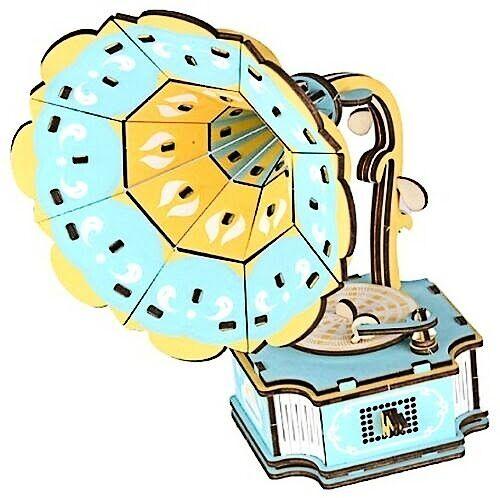 Čarolijashop 3D drvena puzzle Gramofon