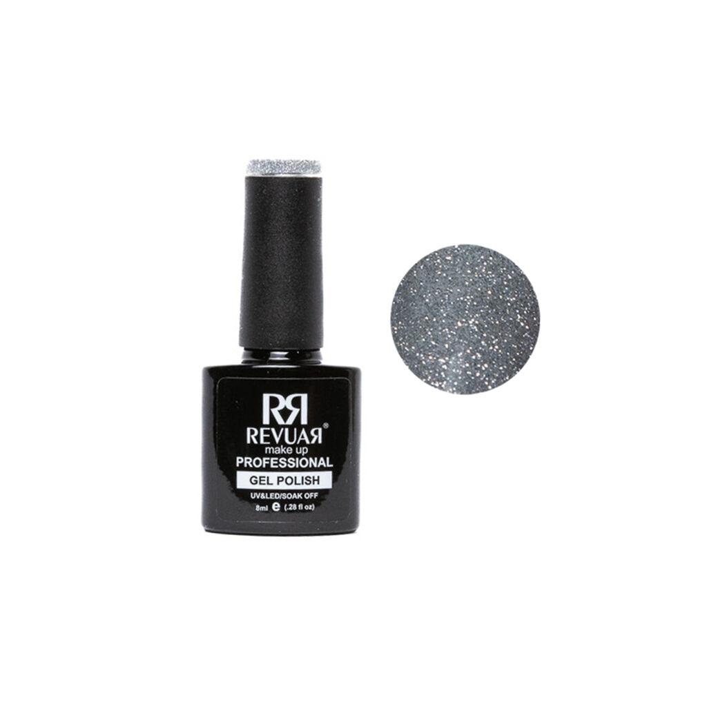 Revuar UV LED Reflektujući gel lak 1104, Srebrni