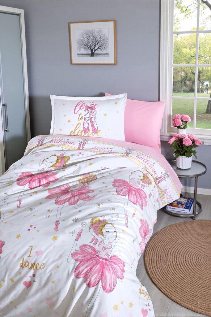 Viktorija Dečija posteljina DREAM, 100% pamuk, Dezen Balerina