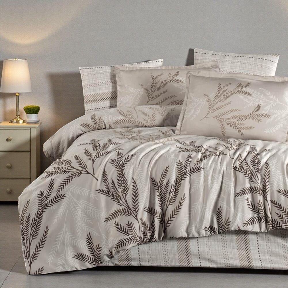 Viktorija Saten posteljina za bračni krevet Clasy Deluxe 200x220 Alisa V1