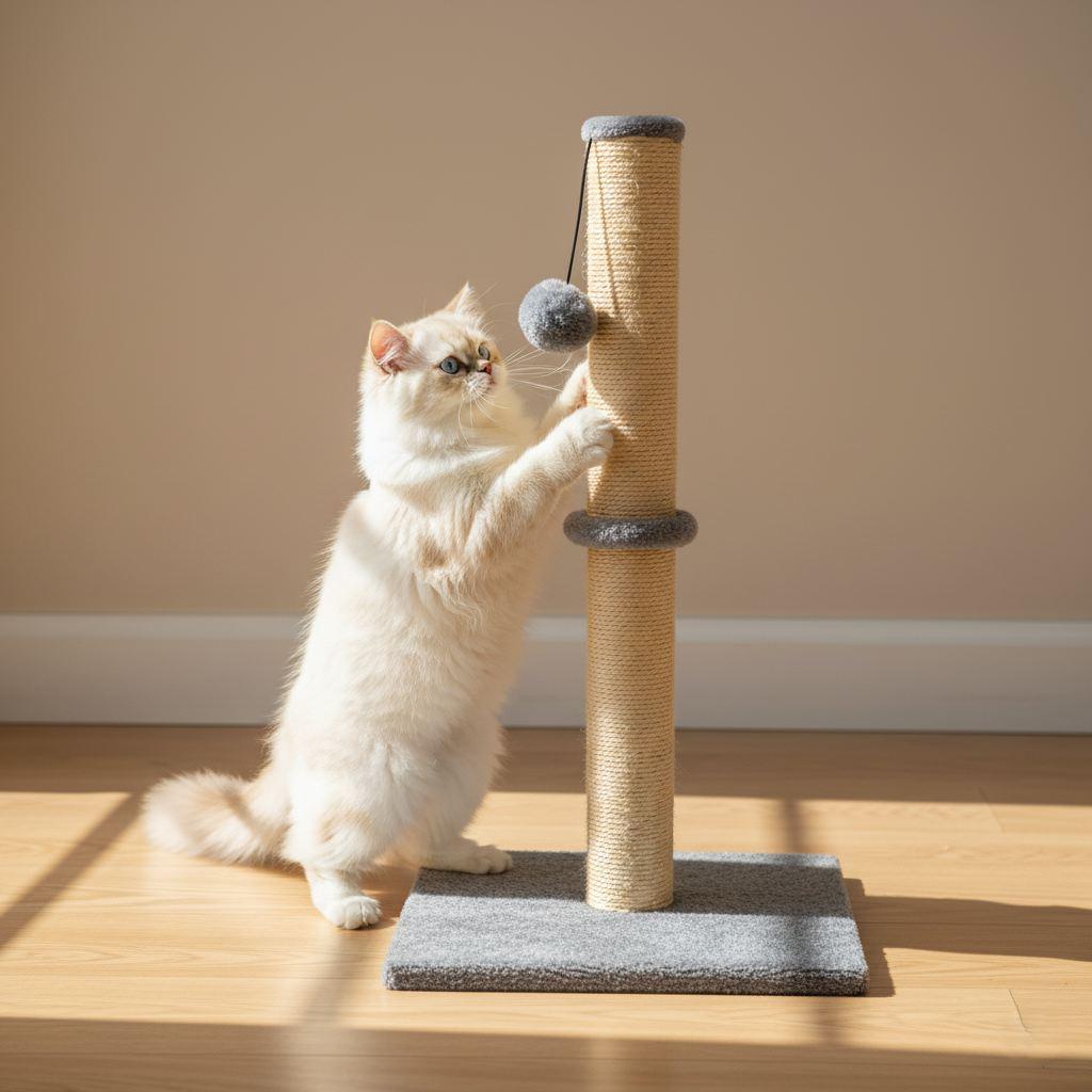 Paws & Whiskers Grebalica za mačke Cyra, Bež