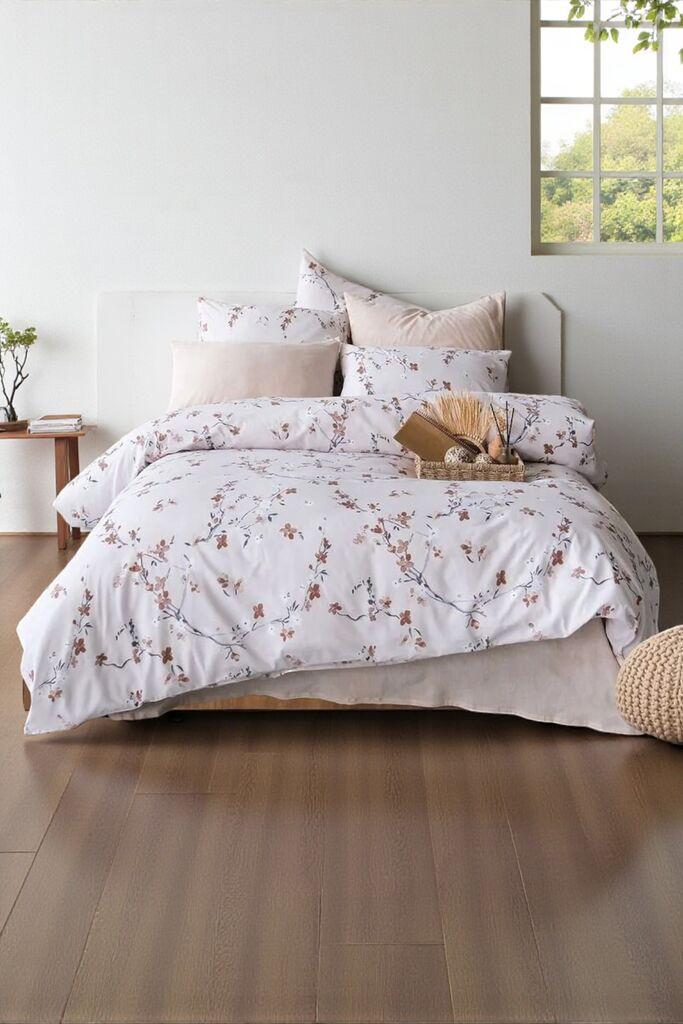 Viktorija Komplet set posteljina Cotton 160x220cm Sakura Bej