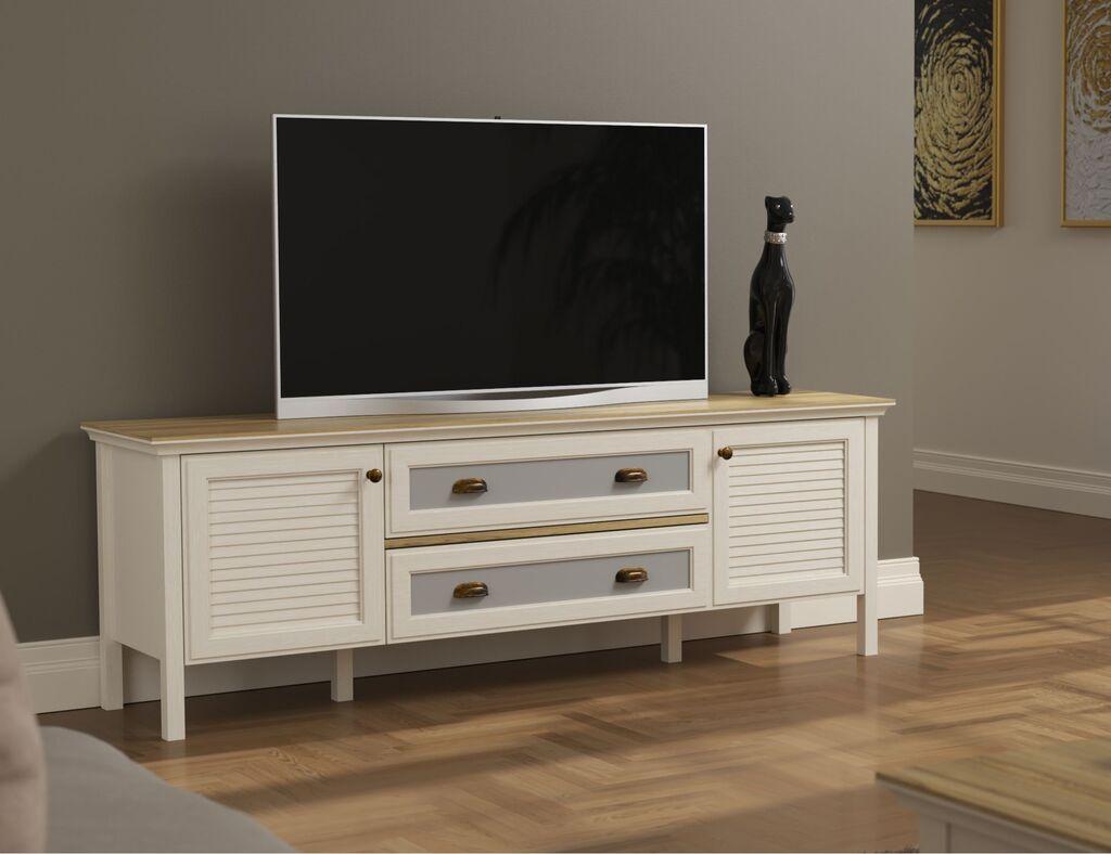Hanah Home TV Komoda FRN, 180.9x61.7x44.2cm, Krem