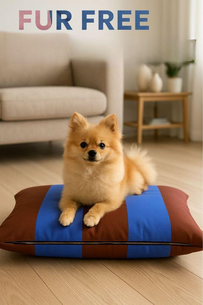 Paws & Whiskers Krevet za ljubimce Fur Free, 70x50x10 cm, Braon