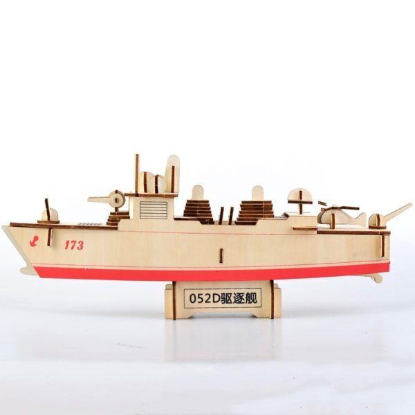 3D Slagalica Brod razarač 052D, 74 dela