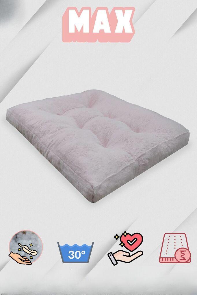 Paws & Whiskers Krevet za ljubimce Max Dog, 100x80x10 cm, Roze