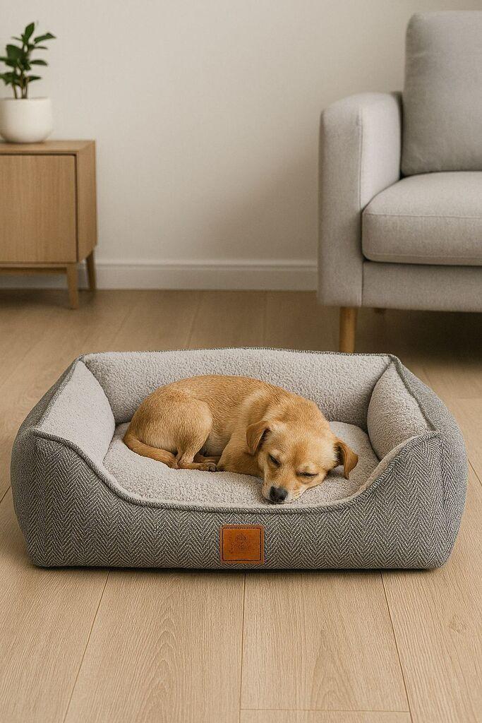 Paws & Whiskers Krevet za ljubimce Zeus, 60x40x15 cm, Sivi