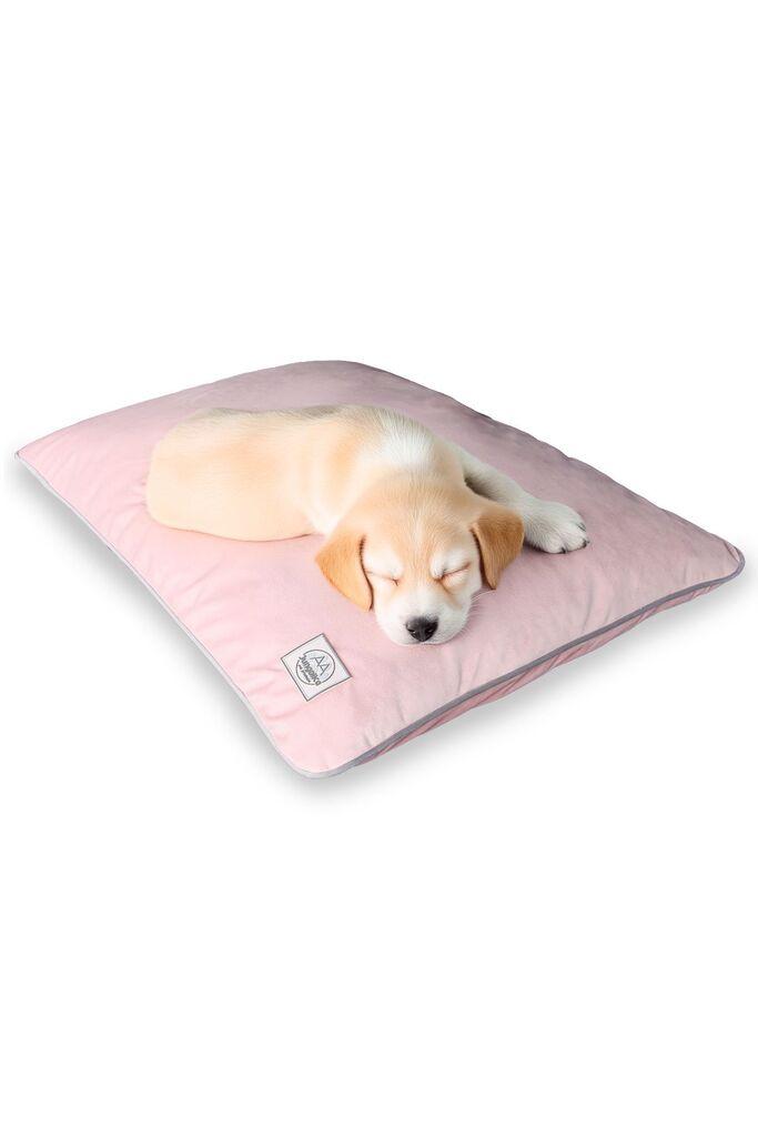 Paws & Whiskers Krevet za ljubimce Puppy Dog, 90x60x12 cm, Svetloroze