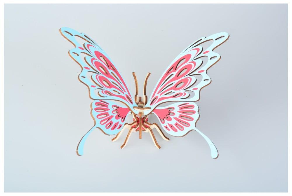 Čarolijashop 3D drvena slagalica Leptirov ples