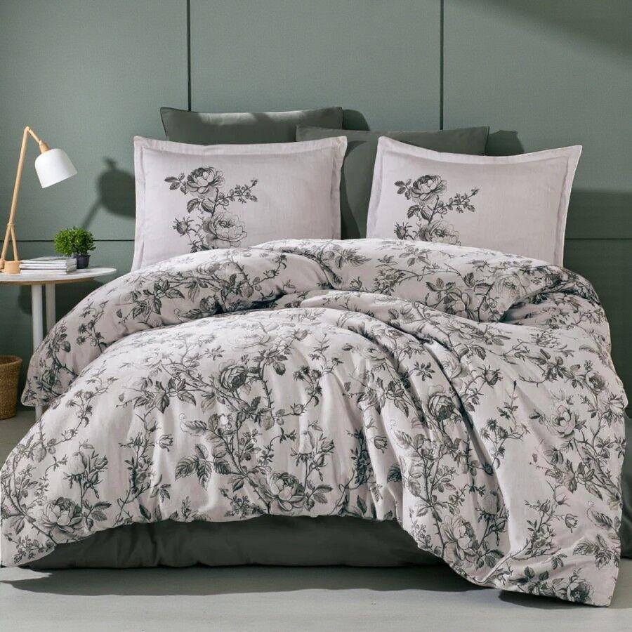 Viktorija Saten posteljina za bračni krevet Clasy Deluxe 200x220 Dotta